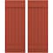 Ekena Millwork Americraft 6-Board, 2 Batten Exterior Real Wood Joined Board-n-Batten Shutters, ARW101BB621X54CLH, PR ARW101BB621X54CLH - alternate 1